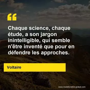 Citation Voltaire