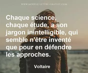 Citation de Voltaire