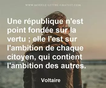 Citation de Voltaire