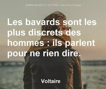 Citation de Voltaire