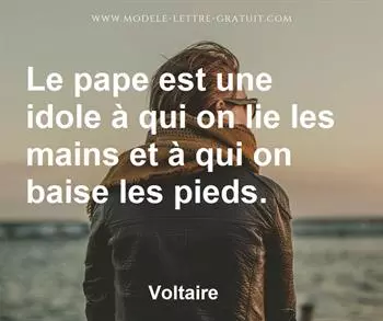 Citation de Voltaire