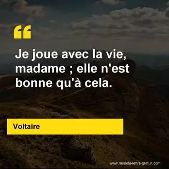 Citation Voltaire