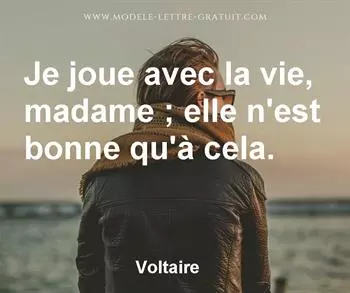 Citation de Voltaire