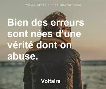 Citation de Voltaire