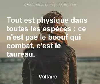 Citation de Voltaire