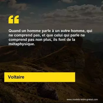 Citation Voltaire