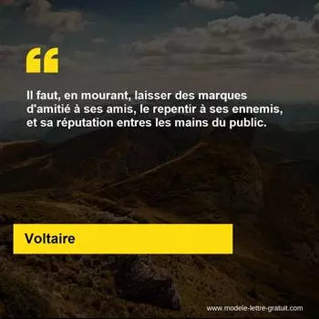 Citation Voltaire