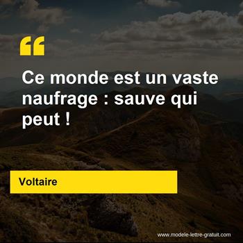 Citation de Voltaire
