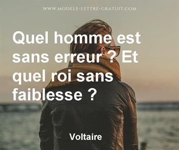 Citation de Voltaire