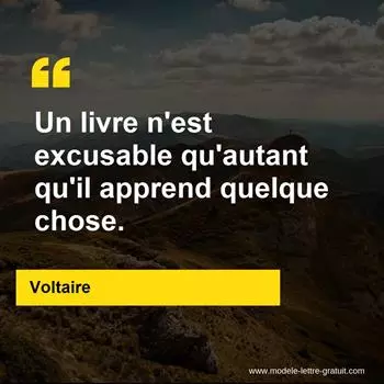 Citation Voltaire