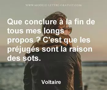 Citation de Voltaire