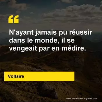 Citation Voltaire