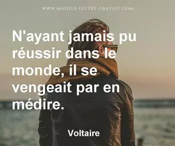 Citation de Voltaire