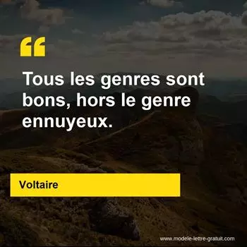 Citation Voltaire