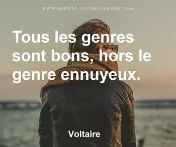 Citation de Voltaire