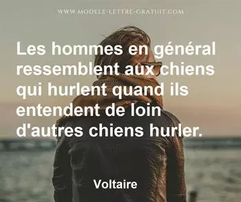 Citation de Voltaire
