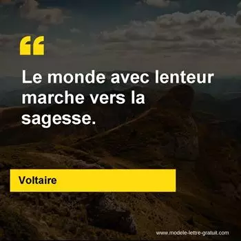Citation Voltaire