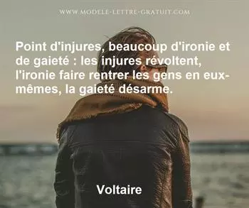 Citation de Voltaire