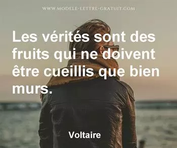 Citation de Voltaire