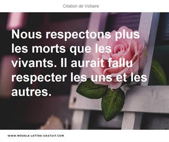 Citations Voltaire