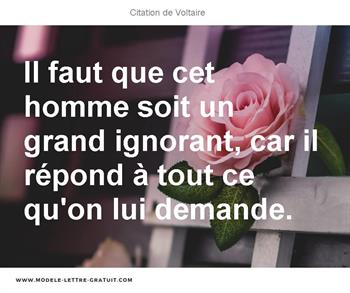 Citations Voltaire