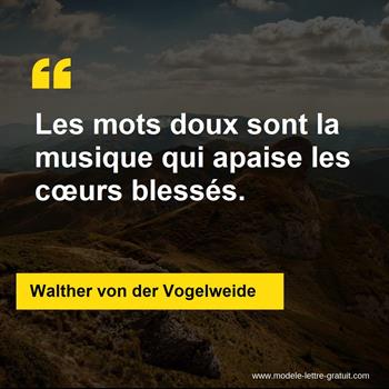 Citation Walther von der Vogelweide