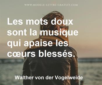 Citation de Walther von der Vogelweide