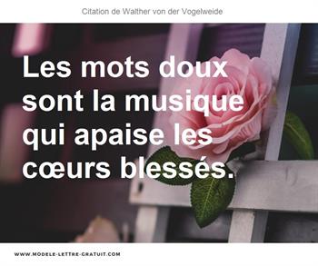 Citations Walther von der Vogelweide