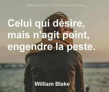 Citation de William Blake
