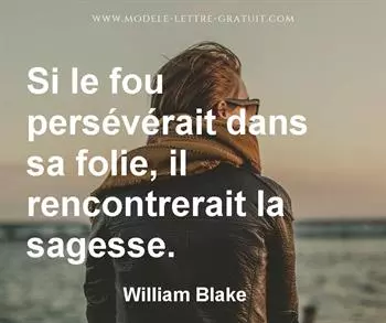 Citation de William Blake