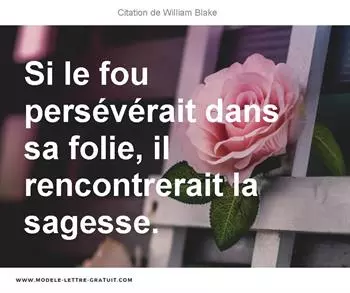 Citations William Blake