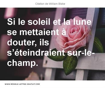 Citations William Blake