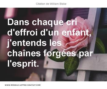 Citations William Blake