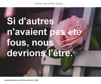 Citations William Blake