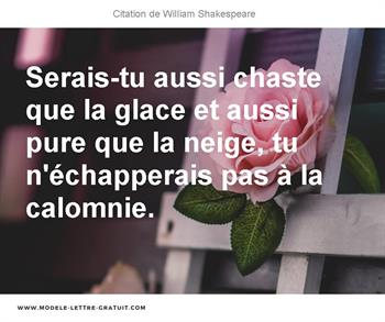 Citations William Shakespeare