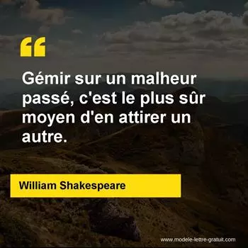 Citation William Shakespeare