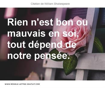 Citations William Shakespeare