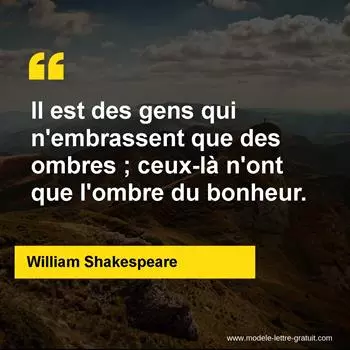Citation William Shakespeare