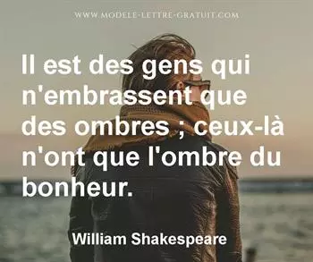 Citation de William Shakespeare