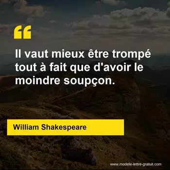 Citation William Shakespeare