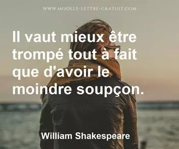 Citation de William Shakespeare