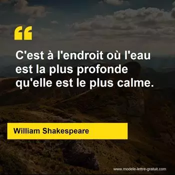 Citation William Shakespeare