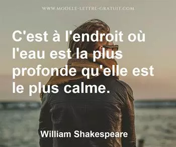 Citation de William Shakespeare