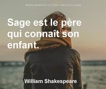 Citation de William Shakespeare