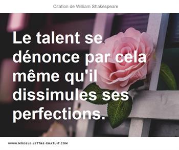 Citations William Shakespeare