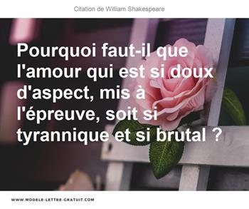 Citations William Shakespeare