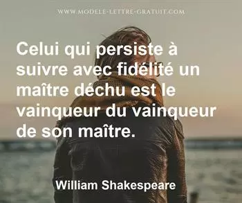 Citation de William Shakespeare