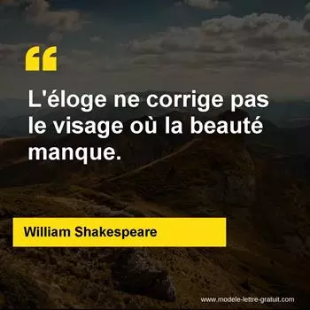 Citation William Shakespeare