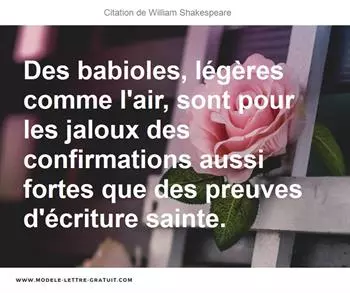 Citations William Shakespeare