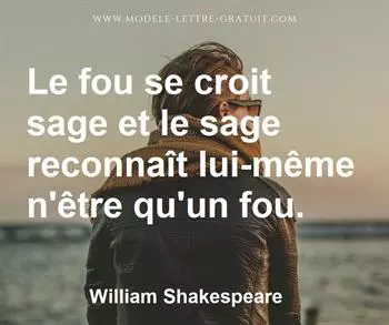 Citation de William Shakespeare